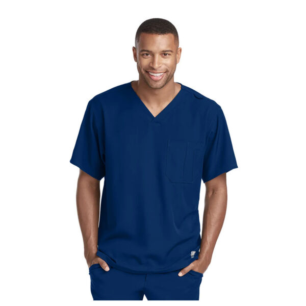 Phlebotomy Scrub Top | V-Neck | Men's 2 Thumbnail